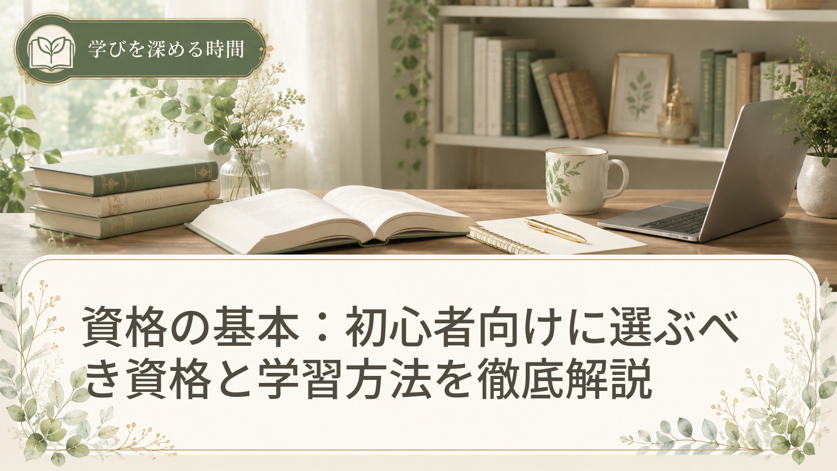 資格の基本：初心者向けに選ぶべき資格と学習方法を徹底解説