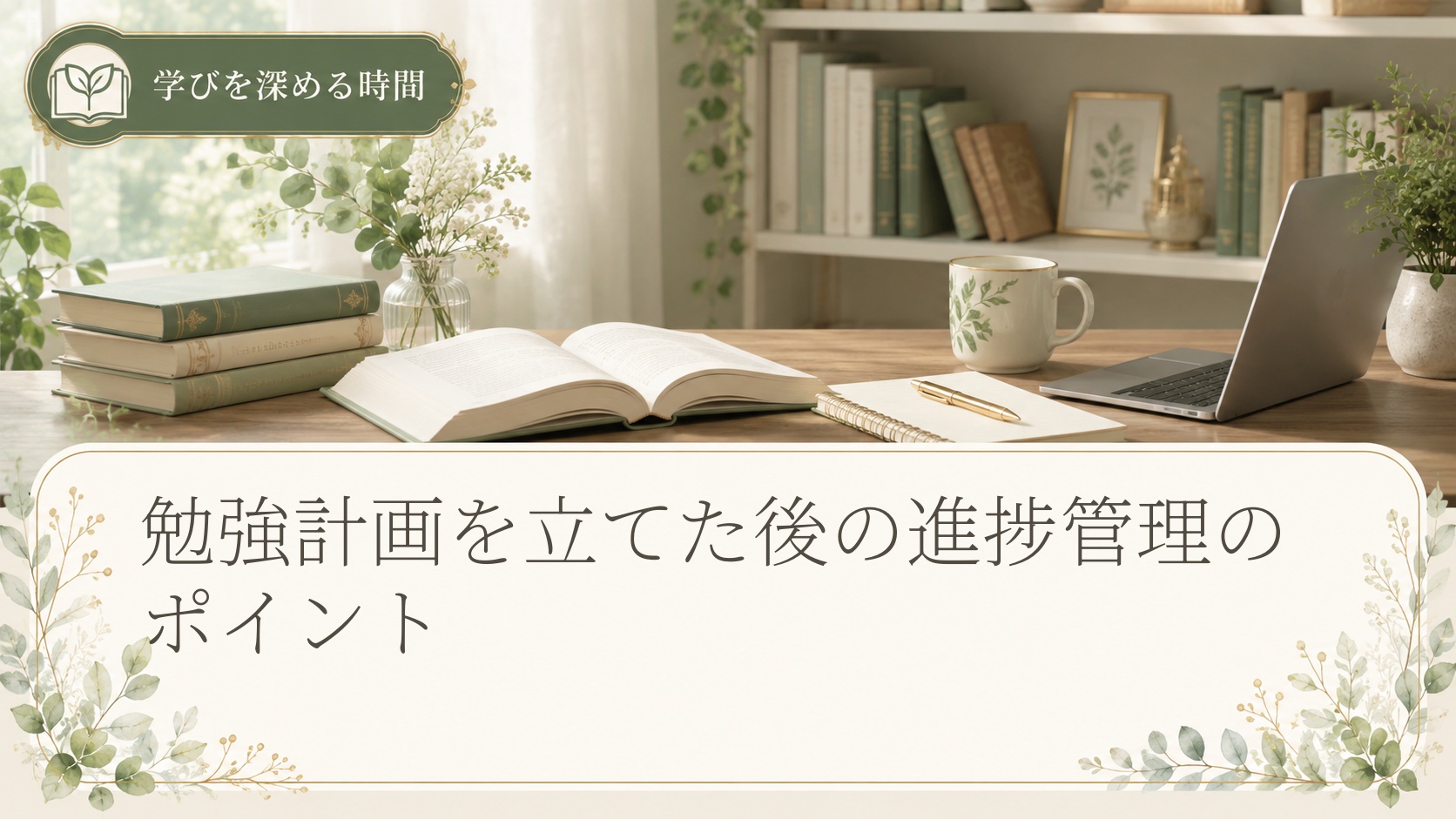 勉強計画を立てた後の進捗管理のポイント