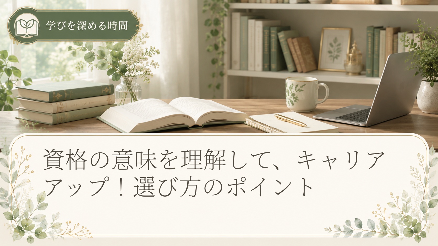 資格の意味を理解して、キャリアアップ!選び方のポイント