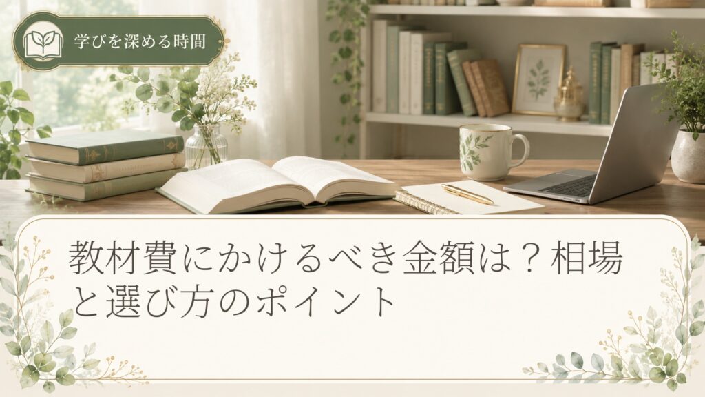 教材費にかけるべき金額は？相場と選び方のポイント
